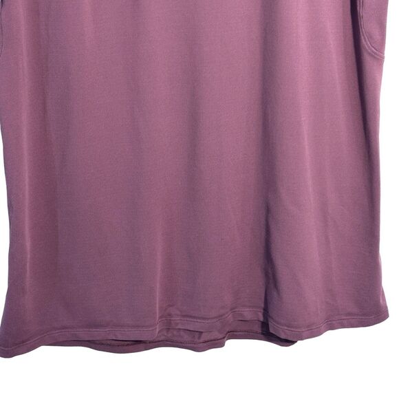 Lululemon Mens Performance Athletic Short Sleeve Shirt Eggplant Size Large - Picture 3 of 9